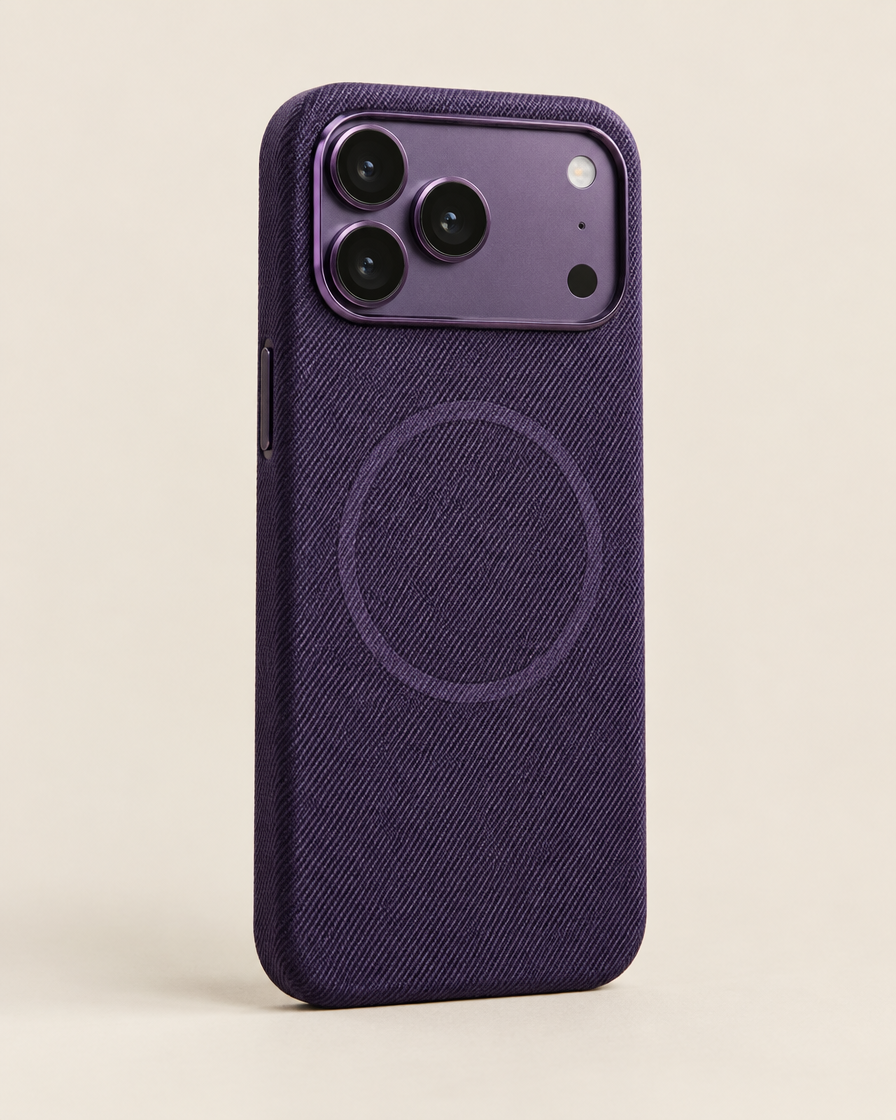 Violet Weave MagSafe iPhone Case in Violet