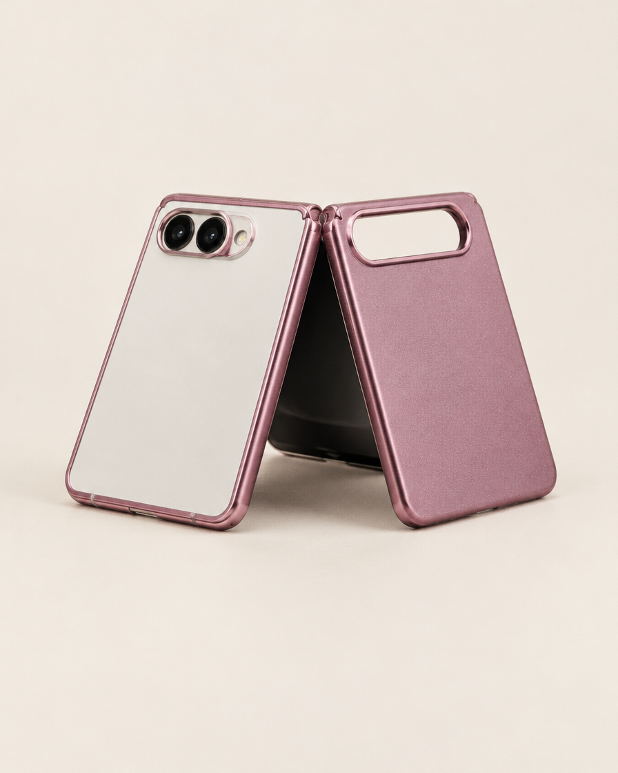 Duo Magnetic Foldable iPhone Case in Rose