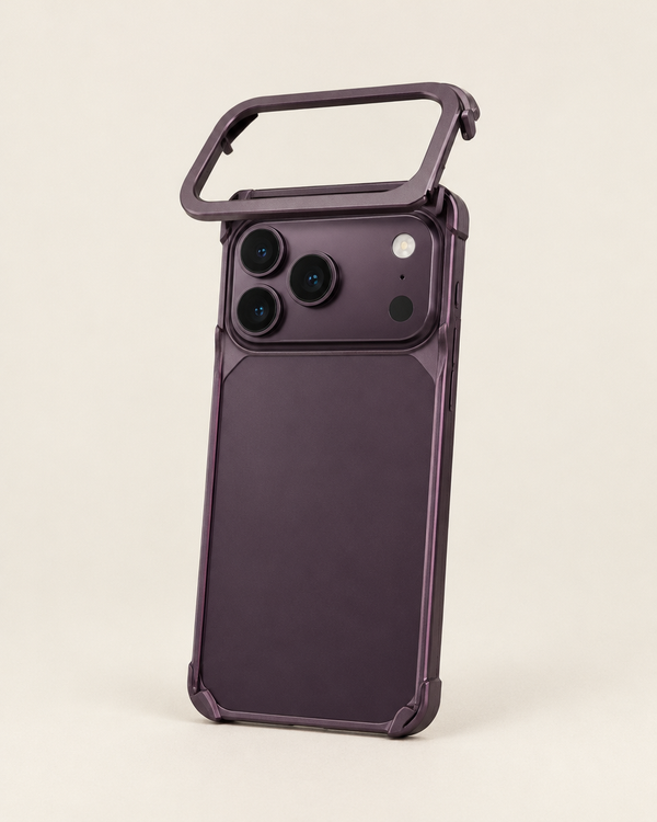 Borderless Metal Kickstand iPhone Case