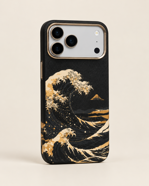 Gold Wave MagSafe iPhone Case