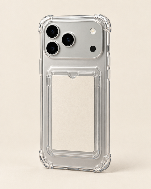 Clear Card Pocket iPhone Case