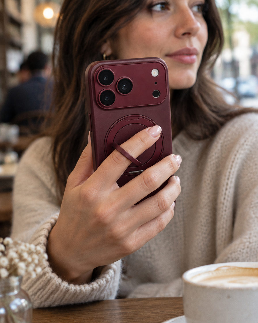 Rotating Ring Stand iPhone Case