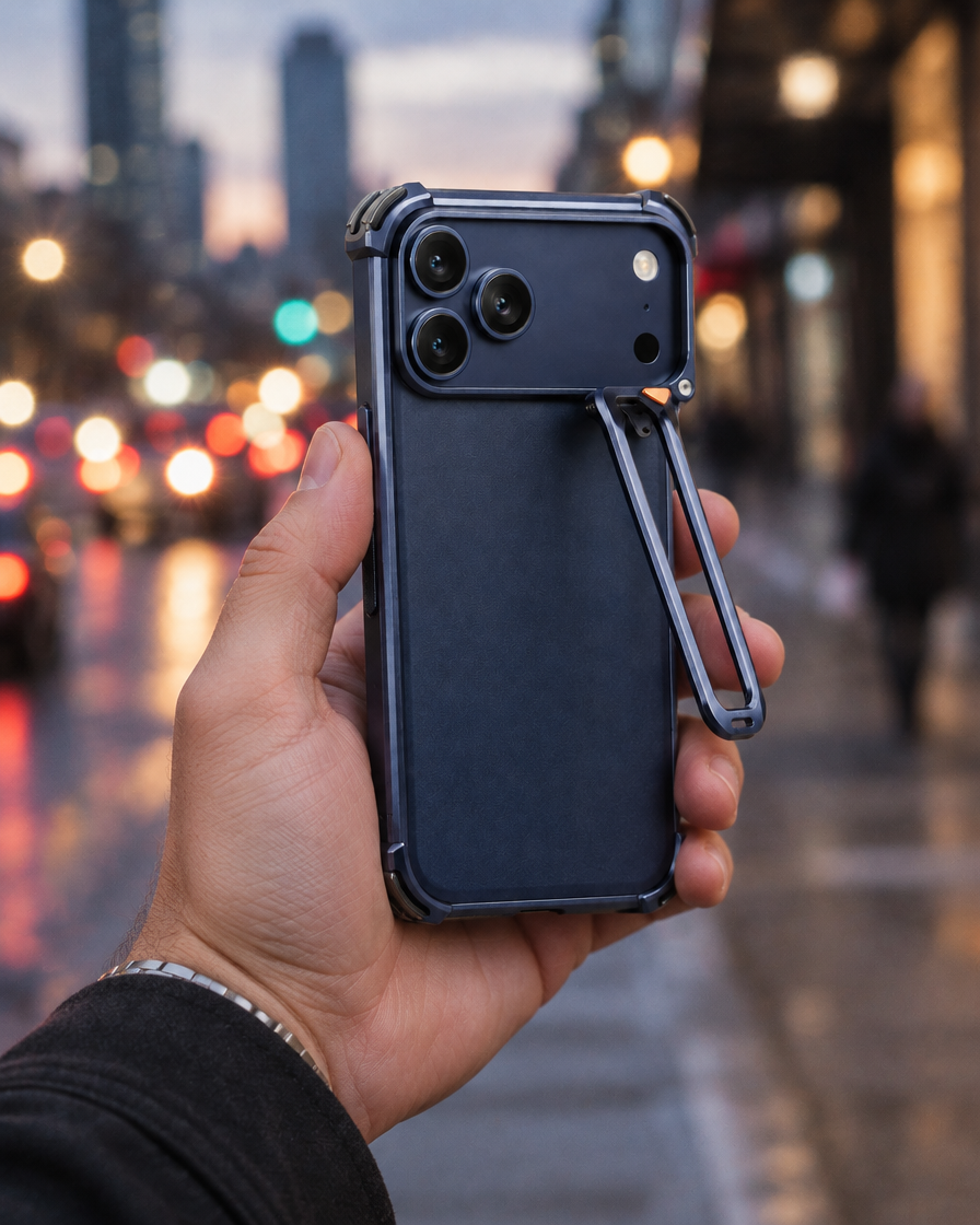 Metal Stand Frame iPhone Case
