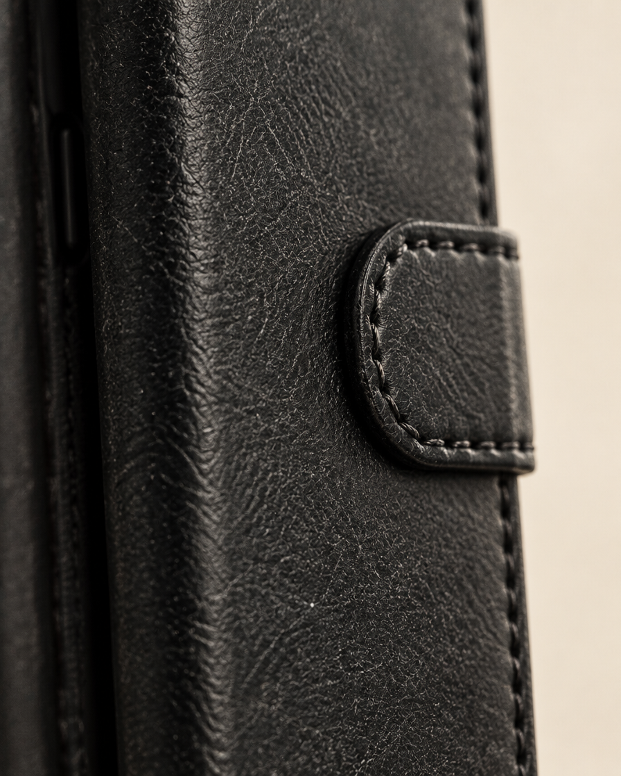 Leather Folio Wallet iPhone Case