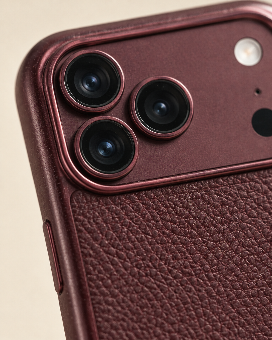 Lychee Grain Shockproof iPhone Case