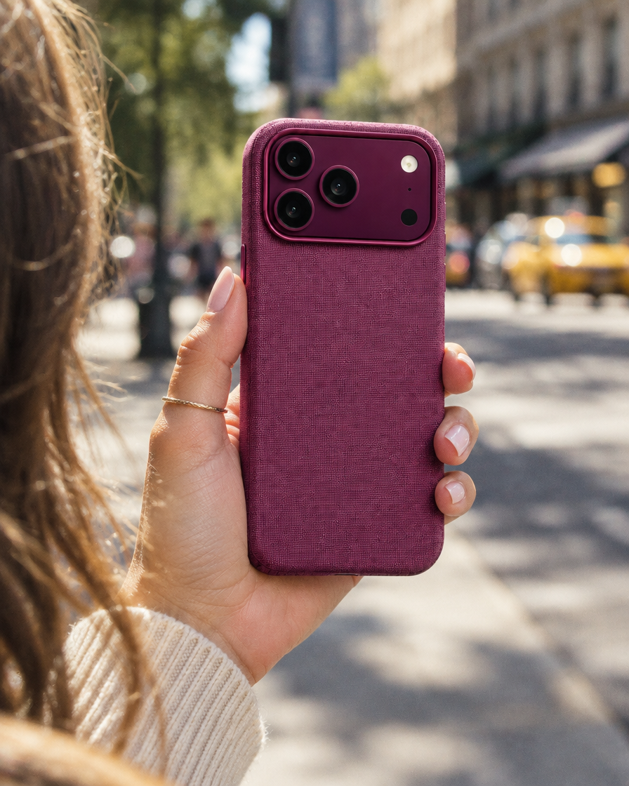 Tech Woven MagSafe iPhone Case in hand
