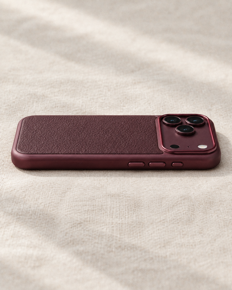 Lychee Grain Shockproof iPhone Case