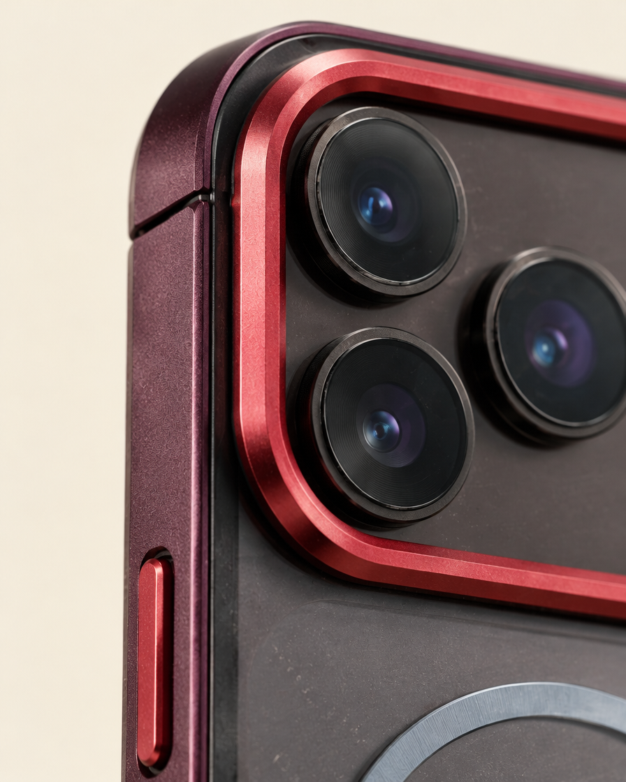 Alloy Snap MagSafe iPhone Case material close-up