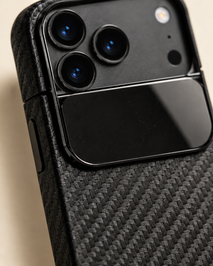 Carbon Camera Shield iPhone Case