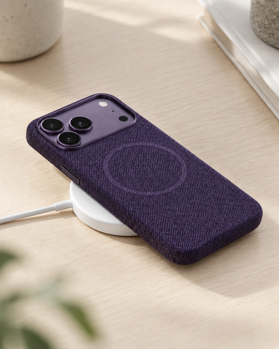 Violet Weave MagSafe iPhone Case