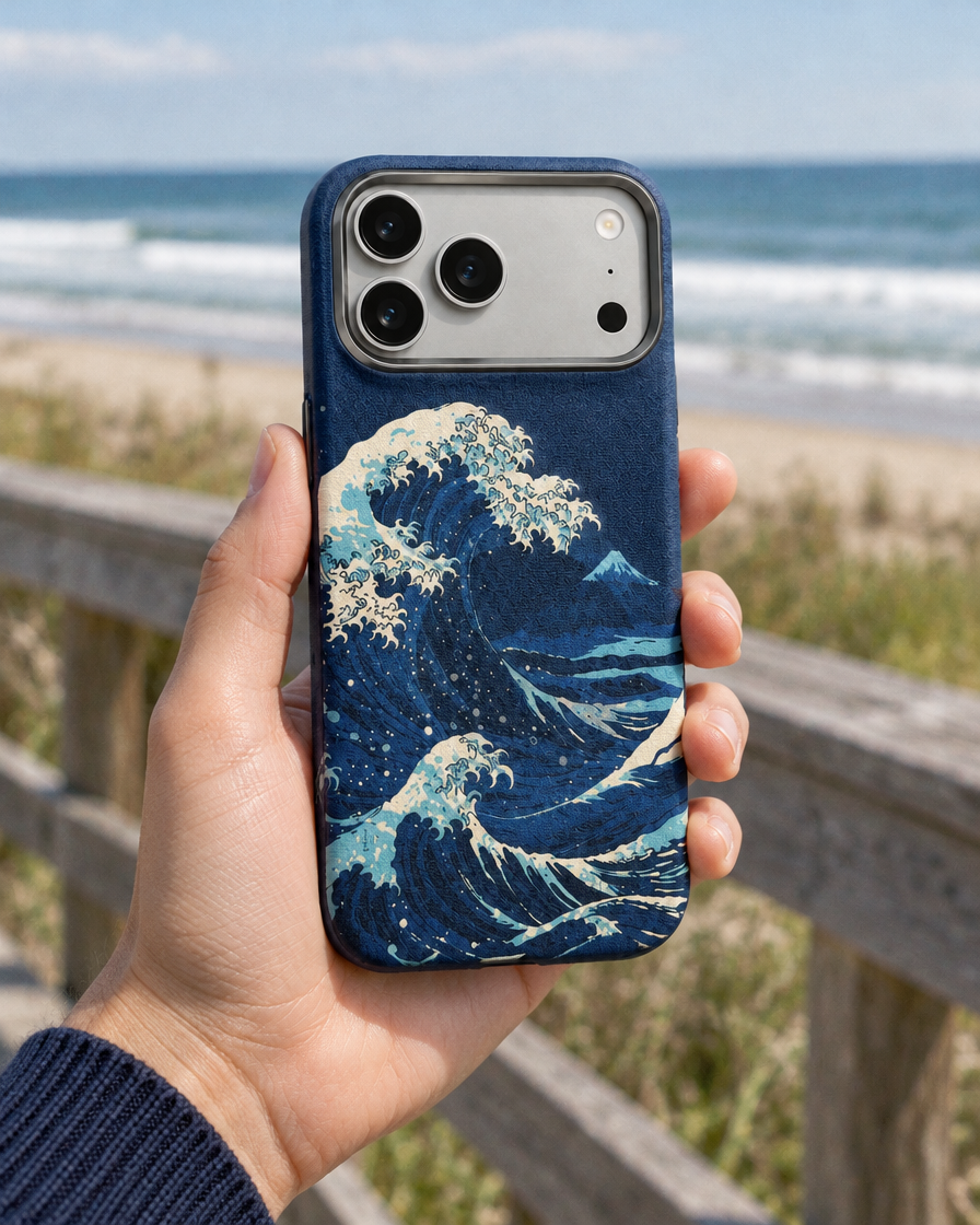 Ocean Wave Textured iPhone Case