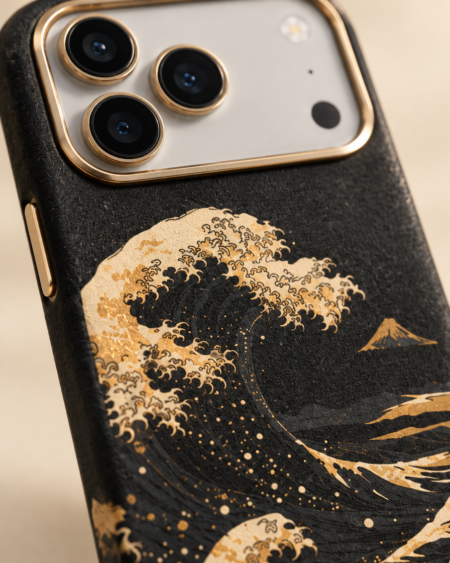 Gold Wave MagSafe iPhone Case