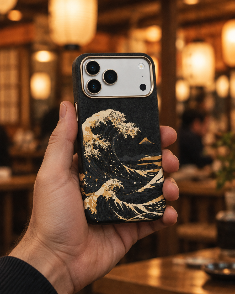 Gold Wave MagSafe iPhone Case
