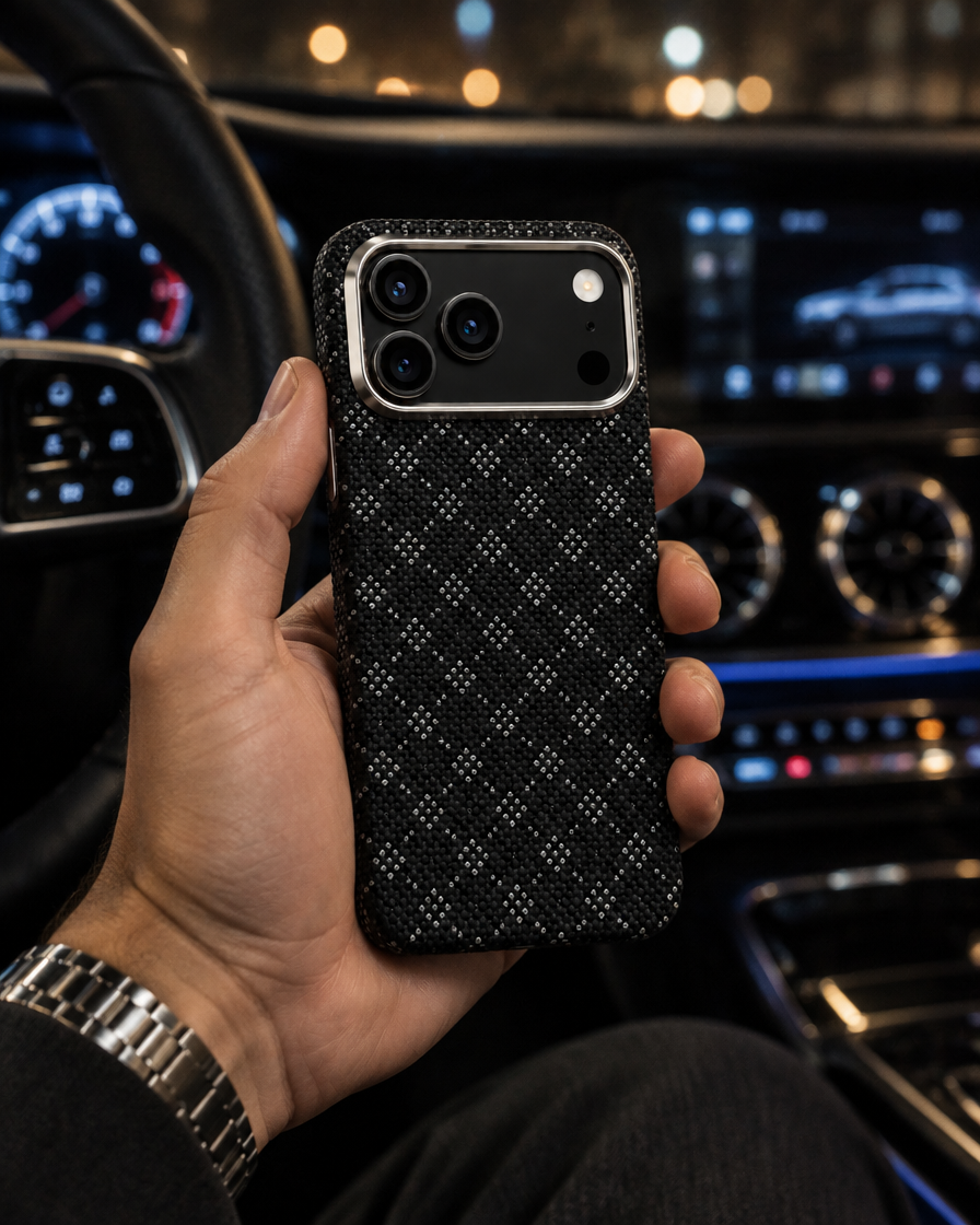 Graphite Geometric iPhone Case