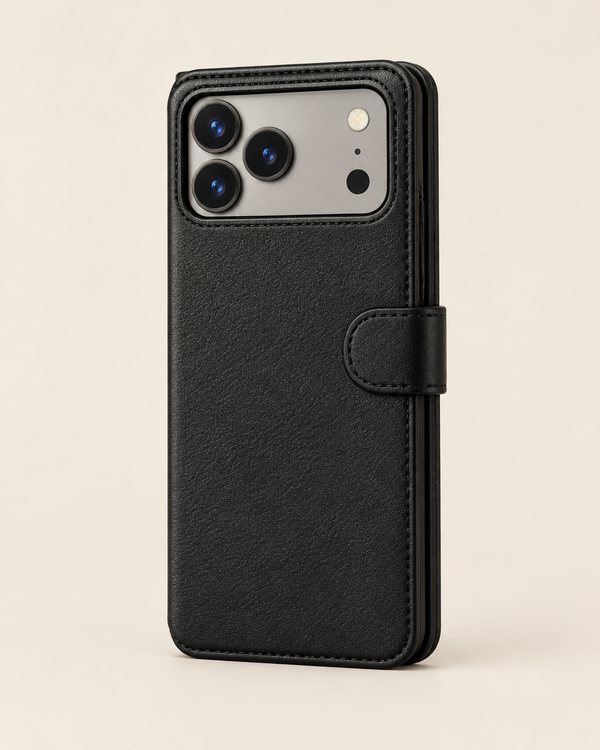 Leather Folio Wallet iPhone Case