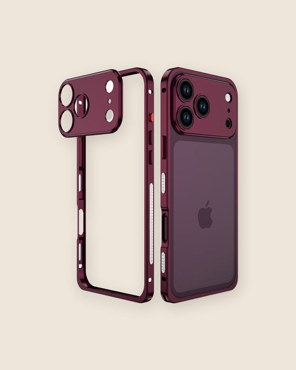 Metal Bumper Lens Guard iPhone Case