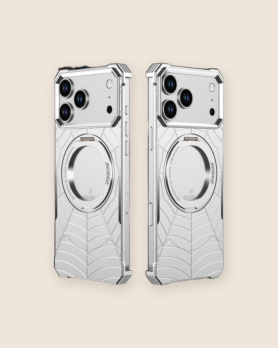 Spider-Web Armor Ring Stand iPhone Case