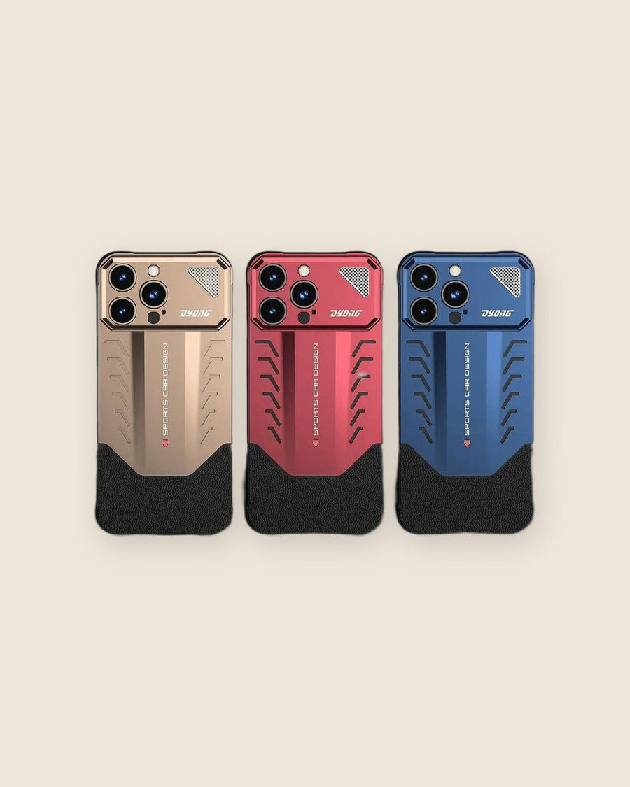 Supercar Metal iPhone Case with Air Vents
