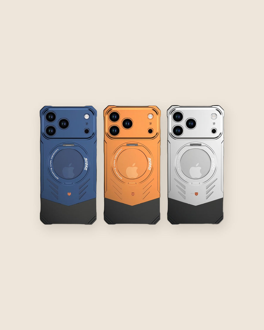 Supercar Metal iPhone Case with 360° Magnetic Stand