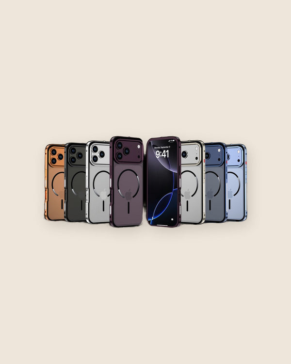 MagSafe Metal iPhone Case with Spring Buckle