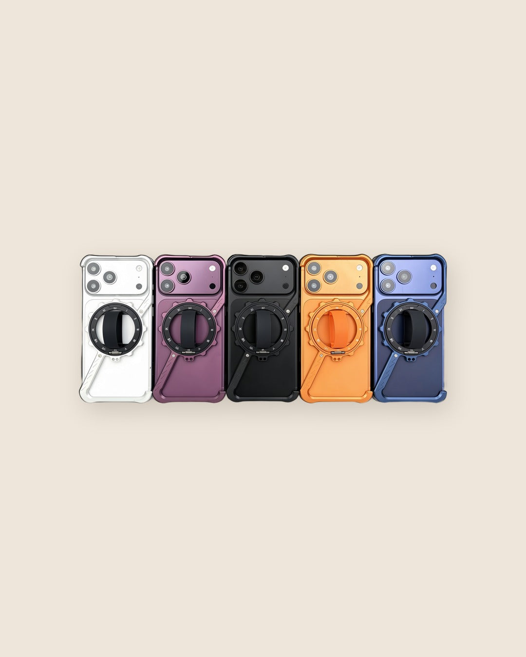 Z-Shell Ring Holder iPhone Case with Kickstand – all colors