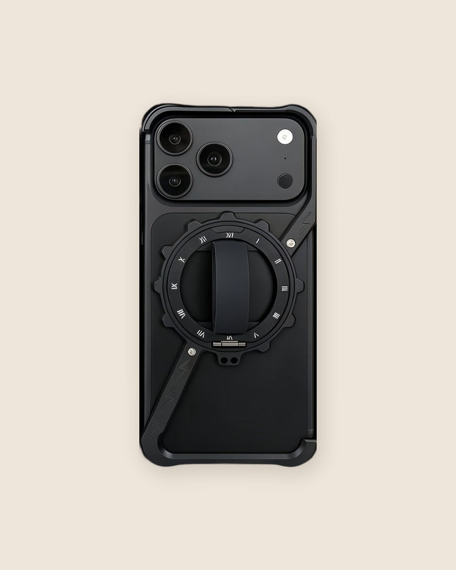 Z-Shell Ring Holder iPhone Case with Kickstand