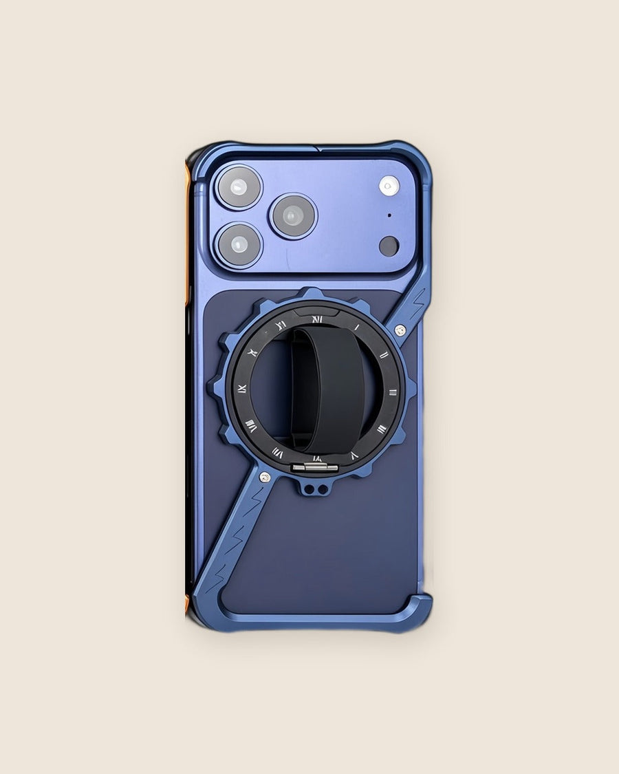 Z-Shell Ring Holder iPhone Case with Kickstand