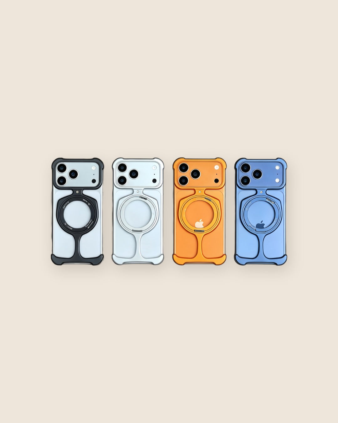 Trophy Metal iPhone Case with Magnetic Kickstand – all colors