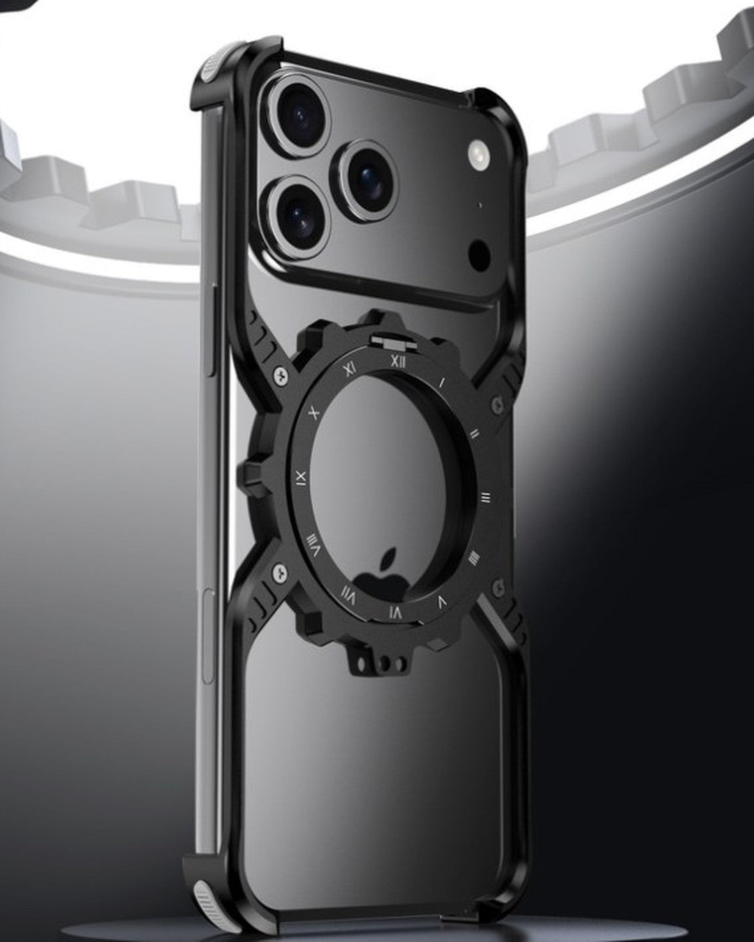 X Gear Mechanical Metal iPhone Case with Stand – detail view