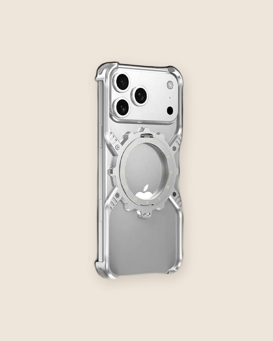 X Gear Mechanical Metal iPhone Case with Stand