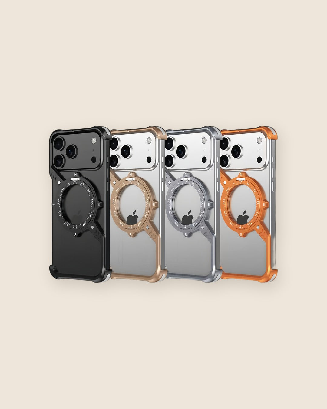 S Gear Luminous Metal iPhone Case with Magnetic Stand – all colors