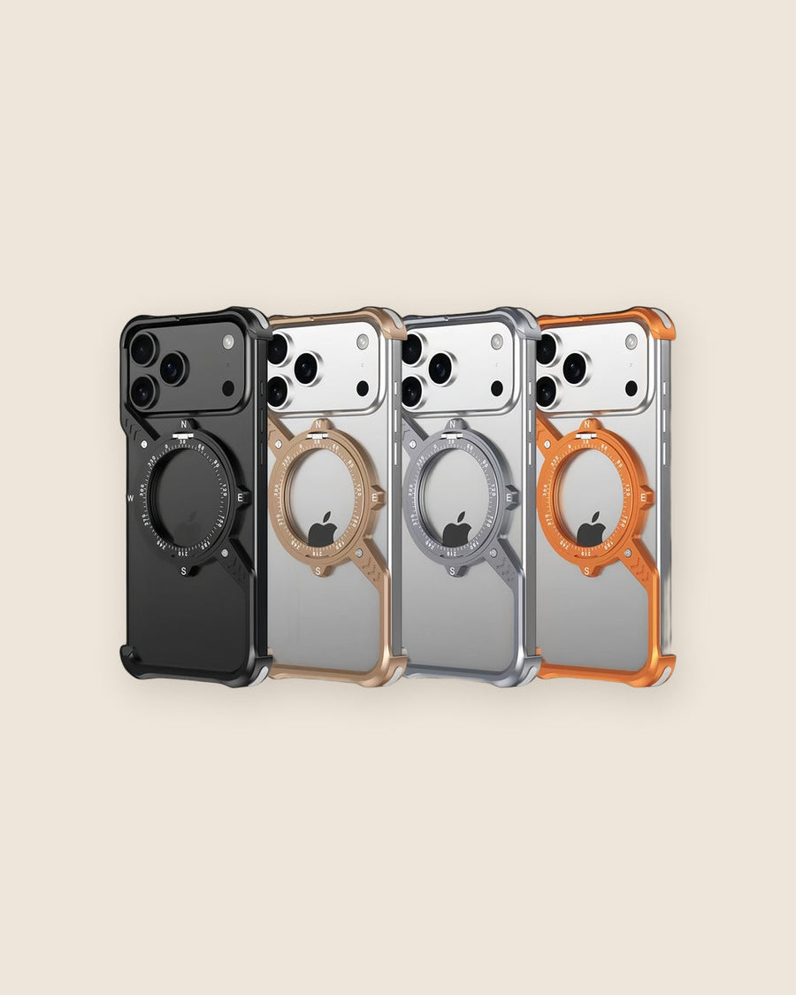 S Gear Luminous Metal iPhone Case with Magnetic Stand