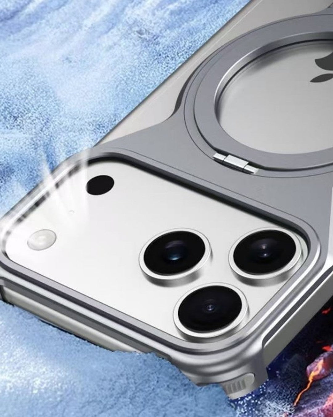 Star-Armor Metal iPhone Case with Kickstand – detail view