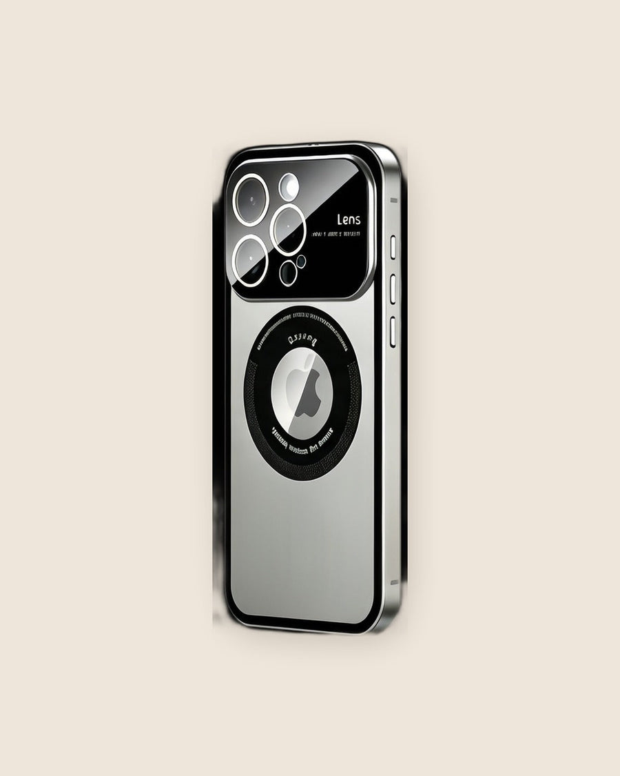Large Window Magnetic Metal iPhone Case