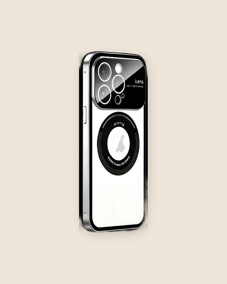 Large Window Magnetic Metal iPhone Case