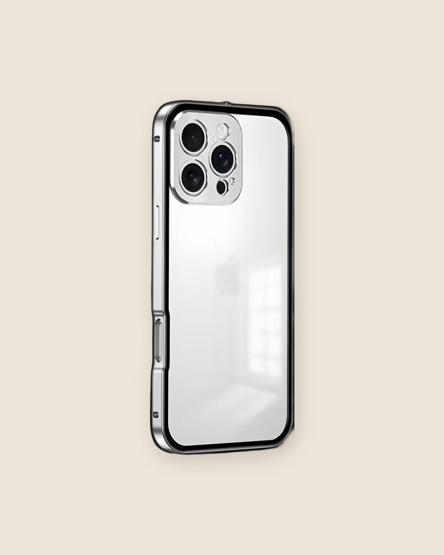 Translucent Matte Snap Metal iPhone Case