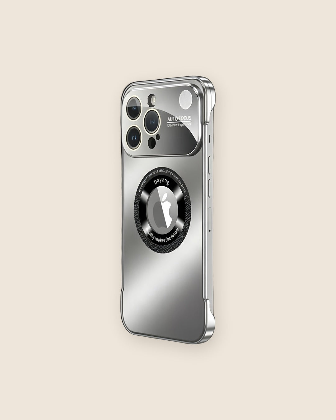 Frameless Magnetic Aroma iPhone Case in Titanium Silver